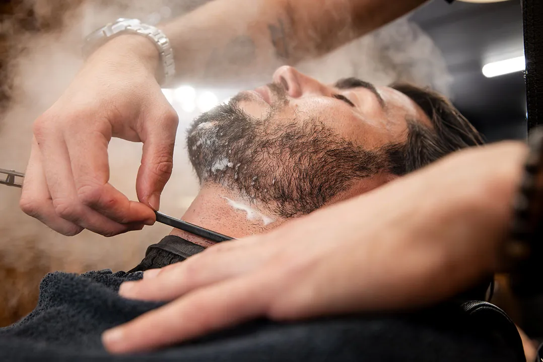 Hot towel imperial shave